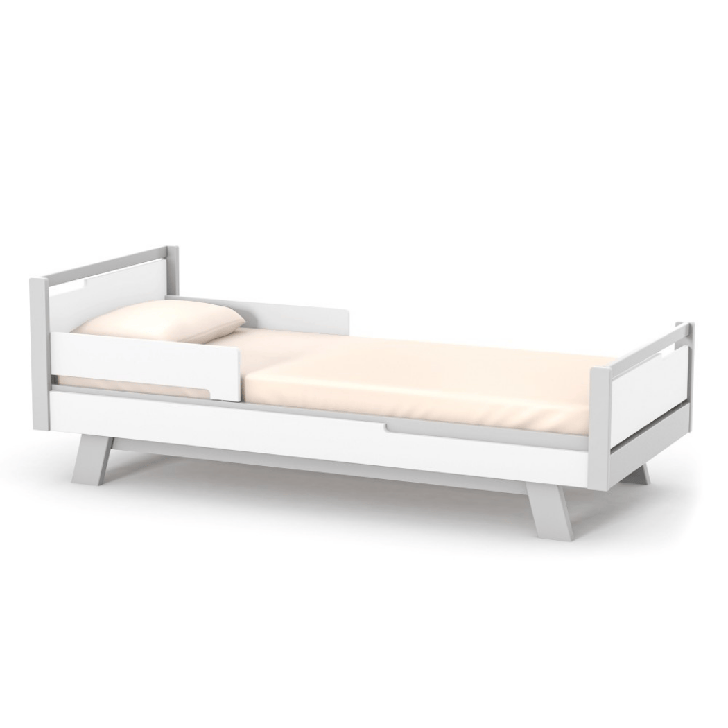 Postel pro Teenagery Lussi 190 Gekko Kids, Bílá / Šedá